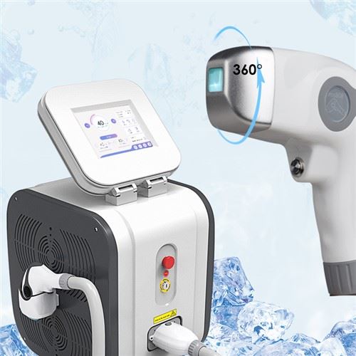 Máquina portátil para remoção de pêlos a laser de diodo 808 nm