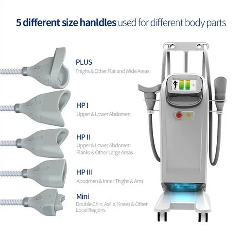 Máquina de Emagrecimento para Modelagem do Corpo por Criolipólise de 5 Alças