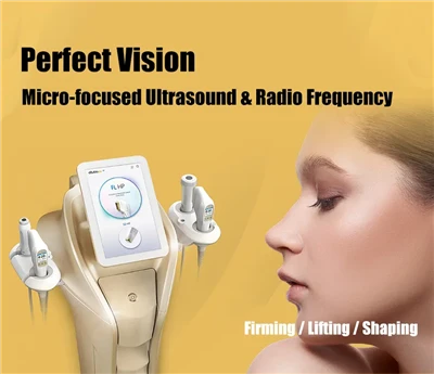 Máquina de modelagem corporal para rejuvenescimento da pele hifu
