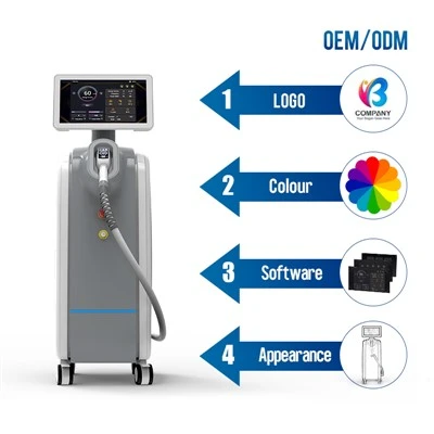 Máquina de depilação a laser de diodo super alta potência 2400 W