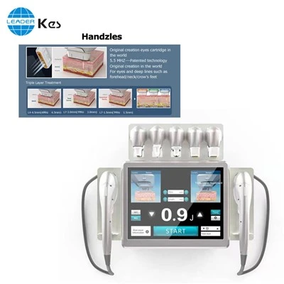 Máquina de beleza para levantamento e aperto facial 4D HIFU