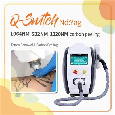 Aparelho a laser para remoção de tatuagem Nd Yag