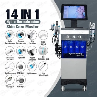 A nova máquina Hyrdafacial combinada com câmera de análise de pele